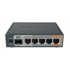 MikroTik RouterBOARD hEX S, 880MHz dual-core CPU, 256MB RAM, 5x LAN, 1x SFP, PoE in/out,USB,microSD slot, vč. L4 licence RB760iGS