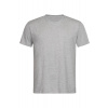 Luxusné tričko STEDMAN Crew neck, Grey Heather sivá, 5XL