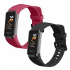 2x Náramok kwmobile Huawei Band 4 růžová, černá