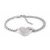 Tommy Hilfiger Pôvabný oceľový náramok so srdiečkom Bold Heart 2780928