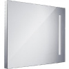 Nimco Zrkadlá - Kúpeľňové podsvietené LED zrkadlo série 1000, 60x80 cm, hranaté, alumínium ZP 1002
