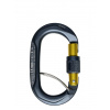 Karabína so skrutkovacím uzáverom Climbing Technology OVX SGL - anthracite/mustard