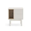 Krémový nočný stolík Corvo – Teulat