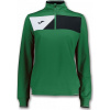 Joma Dámska tréningová mikina SWEATSHIRT CREW II GREEN-BLACK WOMAN Veľkosť: XXL