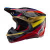 přilba SUPERTECH S-M10 ERA, ALPINESTARS (zlatá/červená) 2026 2XL (obvod 63 - 64 cm)