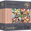 TREFL Wood Craft Origin Vánoční psi 501 dielov