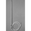 P.M.H. elektrická vykurovacia tyč EL05E s rovným káblom, výkon 600 W, metalická strieborná, EL05E-MS-600W
