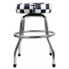 Perri\'s Leathers PERRI'S LEATHERS Checkered Bar Stool
