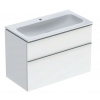 Geberit iCon Skrinka s umývadlom, 90x63x48 cm, KeraTect, lesklá biela 502.333.01.2