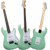 Henry's Electric Guitar Strat - Bird STJ-01 Parrot Green