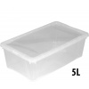 Box úložný transparentný s vekom 33x20x11cm