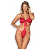 Spodné prádlo-Giftella body červené L/XL