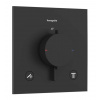 Hansgrohe Ecostat Comfort E Termostatická batéria pod omietku, na 2 spotrebiče, matná čierna 33711670-HG