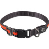 Obojok Dog Fantasy USB LED nylon svietiaci S-M oranžový 1,9x35-50cm