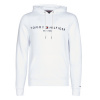 Tommy Hilfiger Mikiny TOMMY LOGO HOODY Biela