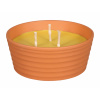 Sviečka proti hmyzu CITRONELLA žardinka SIRIUS 850g d18x7cm