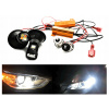 Smerovky + denné LED 2v1 PY21W BAU15S 1156 DRL 16LED VÝKONNÁ BIELA