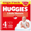HUGGIES® Plienky jednorazové Little Movers veľ.4 (7-18 kg), 150 ks BOX 1739499