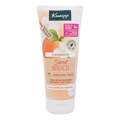 Kneipp As Soft As Velvet Body Wash Apricot & Marula hydratační sprchový gel s vůní meruňkového mléka 200 ml pro ženy