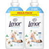 Lenor aviváž Sensitive Cotton Fresh 2 × 59 PD, 2 × 1239 ml