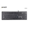 Klávesnica A4tech KR-92, CZ / US, USB, čierna