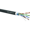 Instalační kabel Solarix CAT5E FTP PVC+PE dvojitý plášť 305m/cívka SXKD-5E-FTP-PVC+PE