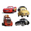 CUKROVÁ TLAČ jedlý obrázok na tortu Cukrová hmota Autá cikcak mcqueen 4 + MENO