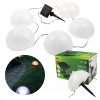 Solárna lampa zapichovacia Eko-Light biela 8 cm 5 ks