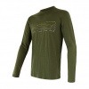 SENSOR MERINO ACTIVE PT TRACK pánské triko dl.rukáv safari green 17200027-04