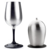 GSI Glacier Stainless Nesting Wine Glass Set
