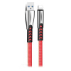 Colorway Datový Kabel USB/ Apple Lightning/ 2.4A/ 1m/ Zinc Alloy/ Červený CW-CBUL010-RD