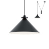 Závesné svietidlo REDO KALIMBA black E27 01-1546