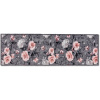 Astra Vstupná čistiaca rohož Pure & Soft, kvety, sivá, 50 x 150 cm