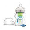 Dr Brown's options Wide neck anti colic plastová biela so silikón cumľom level 1 1 ks 150 ml