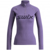 SWIX RaceX Merino Half Zip, dlouhý rukáv, dámské triko, Dusty Purple Velikost: XS