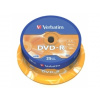 VERBATIM DVD-R 4,7GB 16x cake box (bal=25ks) 43522