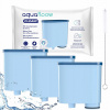 3x filter AquaFloow pre kávovary Philips LatteGo so systémom AquaClean + čistiaca kefka