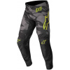 nohavice RACER TACTICAL, ALPINESTARS (čierna/šedá maskáčová/žltá fluo, vel. 32)