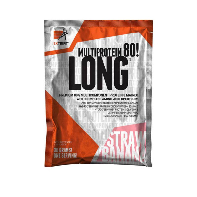 Extrifit Long 80 Multiprotein 30 g čokoláda-kokos ODBĚRNÁ MÍSTA SK od 75.5e ZDARMA