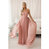 Dámske spoločenské šaty R1391 - YourNewStyle L-40 pudrovo-růžová