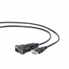USB kábel - RS232 Gembird UAS-DB9M-02 čierny 1,5 m (UAS-DB9M-02)