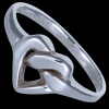 Silver.ag Prsteň strieborný, srdiečko R2569