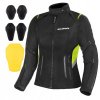 Motocyklová bunda Shima Rush Lady veľ. XS čierno-žltá