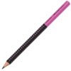 Faber-Castell Ceruzka Grip Jumbo/HB Two Tone čierna/ružová 12ks