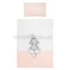 6-dielne posteľné obliečky Belisima Cute Mouse 90/120 ružové ružová