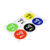 Univerzálny štítok NFC s čipom N213 a vrstvou PET, samolepiaci, 30 mm (6 ks/balenie)
