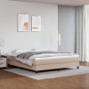 vidaXL Matrac s taštičkovými pružinami kávový 180x200x20 cm umelá koža