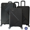 Škrupinová sada 3 ks cestovných kufrov Design Envelope na 4 kolieskach 47 l 71 l 108 l fialová