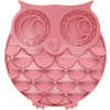 Flamingo silikónová podložka na lízanie pre psov a mačky - ružová sova 1 ks