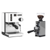Rancilio Silvia BC, white + Eureka Mignon Libra 65 All Purpose, CR grey